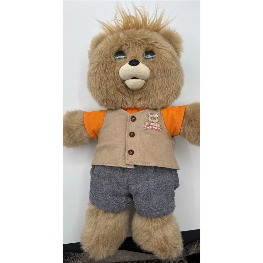 Teddy Ruxpin 2017 Animated Storytelling Bear Bluetooth LCD Eyes - Tested Working